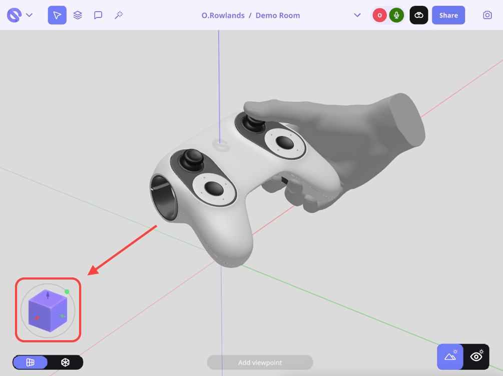 Navigation in Screen Collab